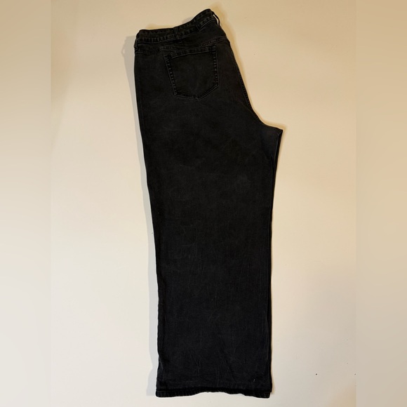 Women’s Gray Wide Leg Jeans 24 Long - Picture 2 of 5